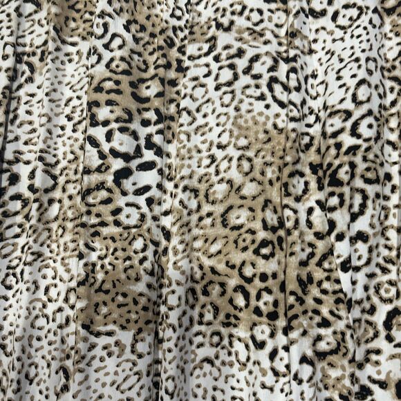 Faithfull The Brand Skirt Womens 4 Animal Print Midi Black Brown - Picture 5 of 7